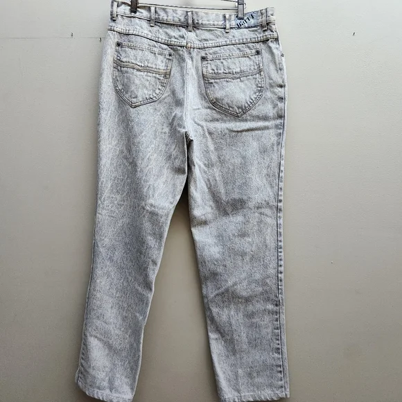 Vintage Britt Grey Acid Wash Jeans - Picture 5 of 6